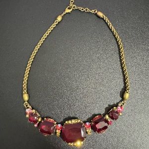 Sorrelli Ruby Cocktail Necklace